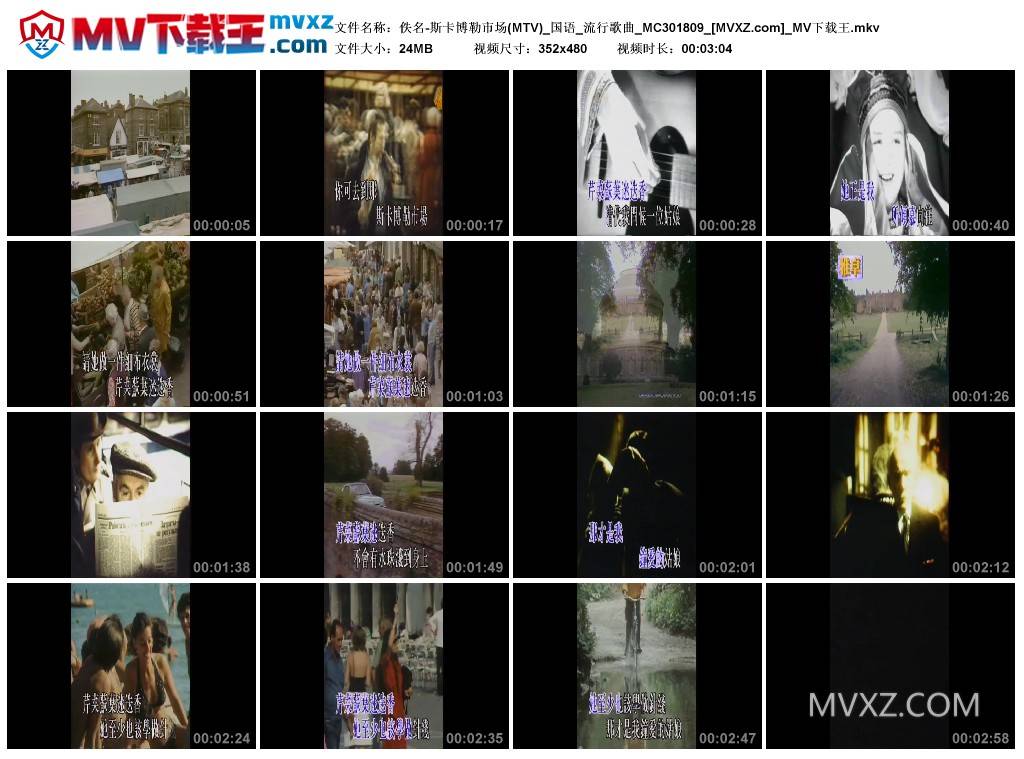 佚名-斯卡博勒市场(MTV)_国语_流行歌曲_MC301809